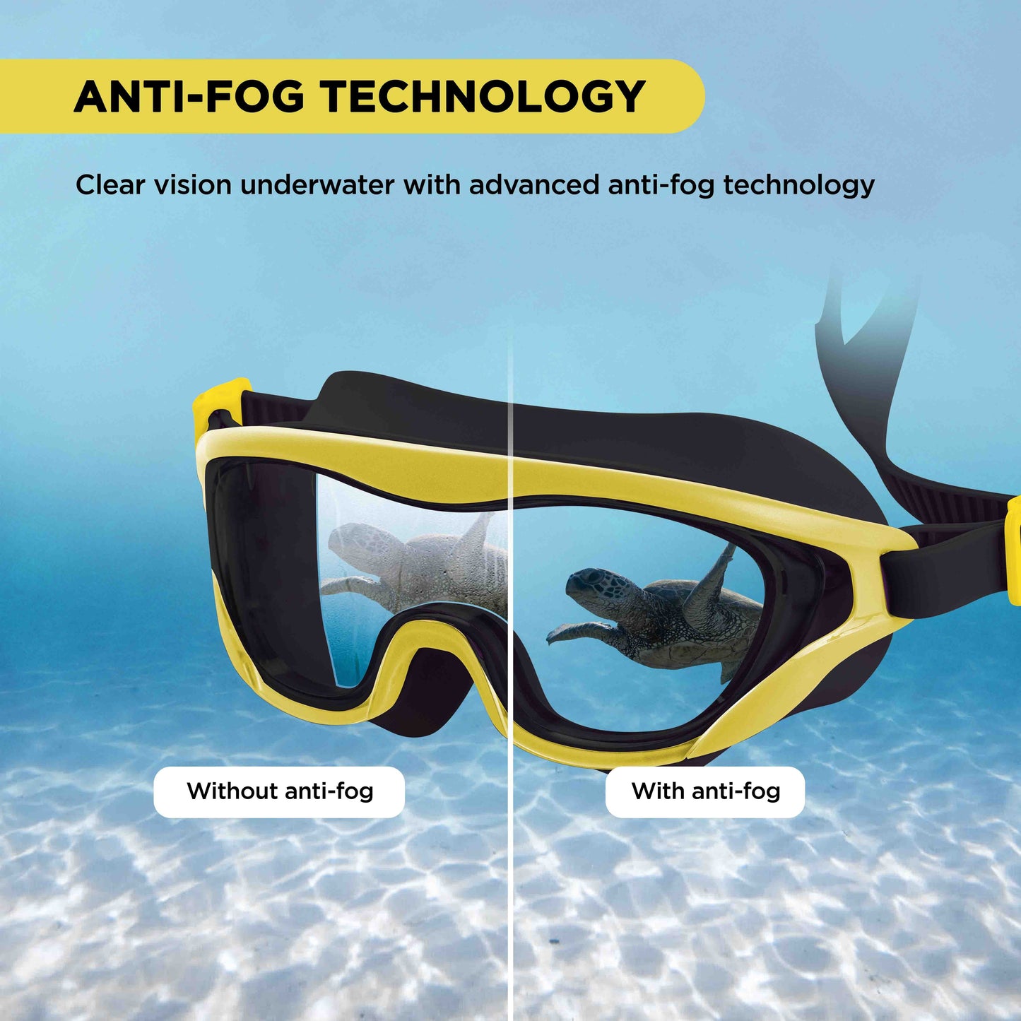 Endless EL1010 Luxury Swimming Goggles Premium Anti-Fog and UV Protection Swimming Goggles | Material: Silicone, Polyurethane | Large Stylish Frame for More Vision | Soft Silicone Gasket to Prevent Leakage | With Hard Case