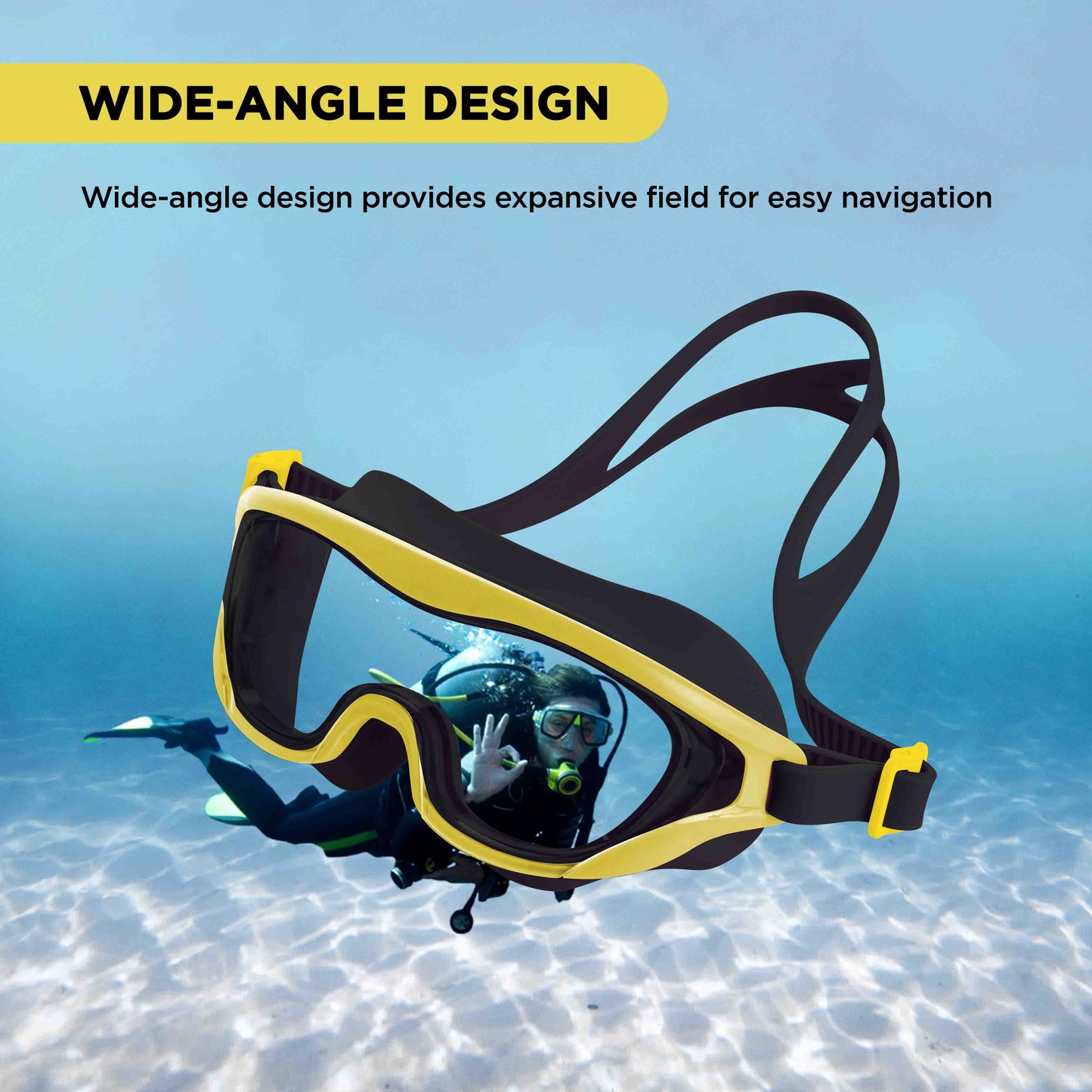 Endless EL1010 Luxury Swimming Goggles Premium Anti-Fog and UV Protection Swimming Goggles | Material: Silicone, Polyurethane | Large Stylish Frame for More Vision | Soft Silicone Gasket to Prevent Leakage | With Hard Case