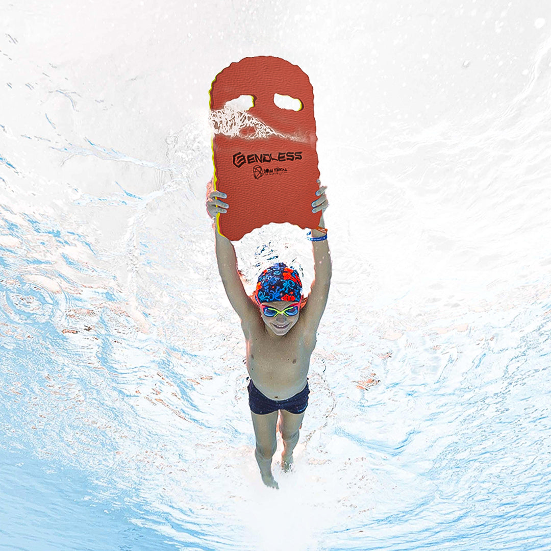 Endless EL1011 Infinity Ergonomic Design Kickboard | Material: Vinyl Acetate Foam | Beginner Swimming Training Float | Floating Pads for Kids and Adults