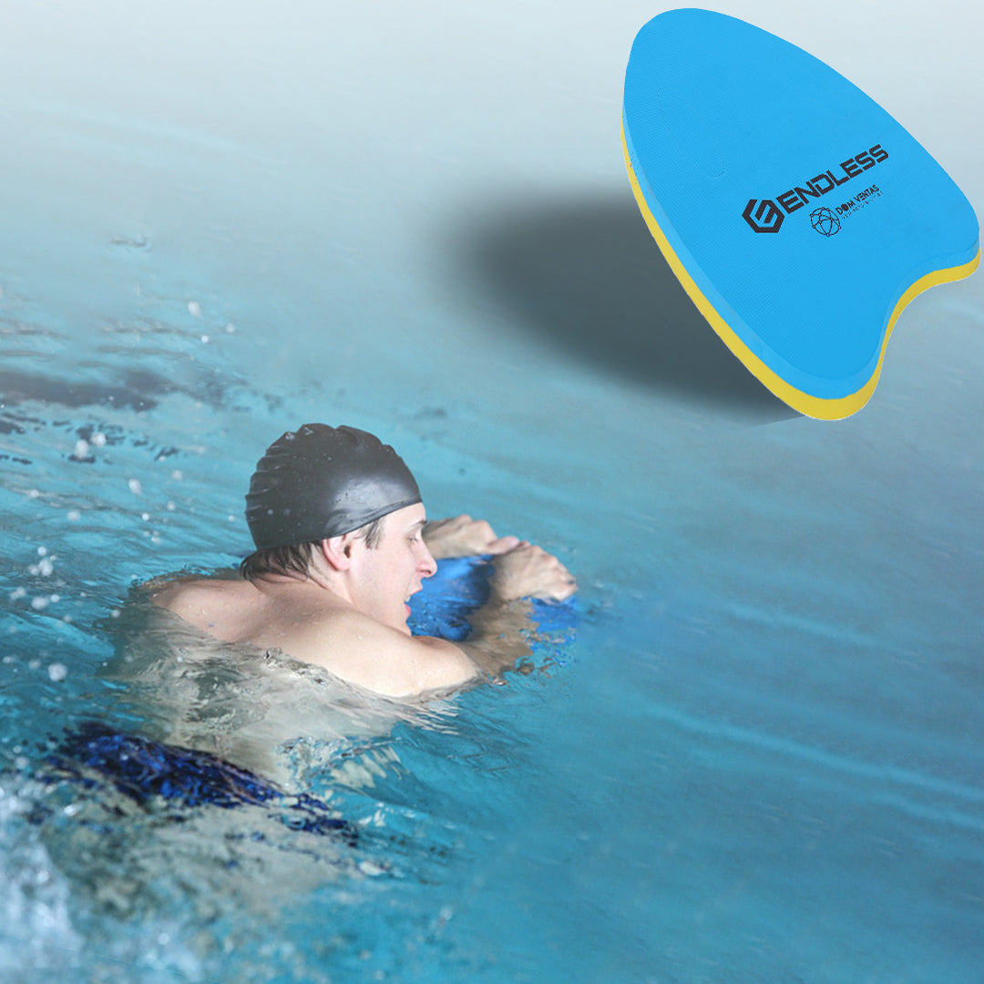 Endless EL1013 Ergonomic Design Kickboard | Material: Vinyl Acetate Foam | Swimming Training Floats for Beginners | Floating Cushions for Kids and Adults