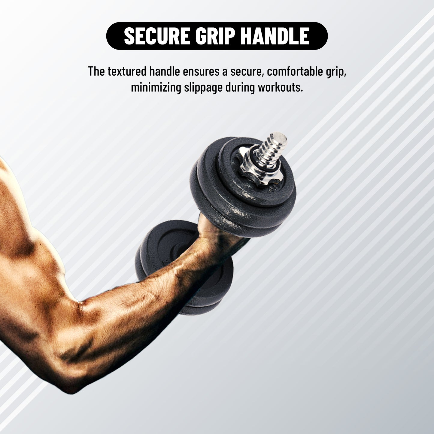 Endless Cast Iron Adjustable Dumbbell Set | Perfect for Bodybuilding, Fitness, Weightlifting, Home or Gym Training