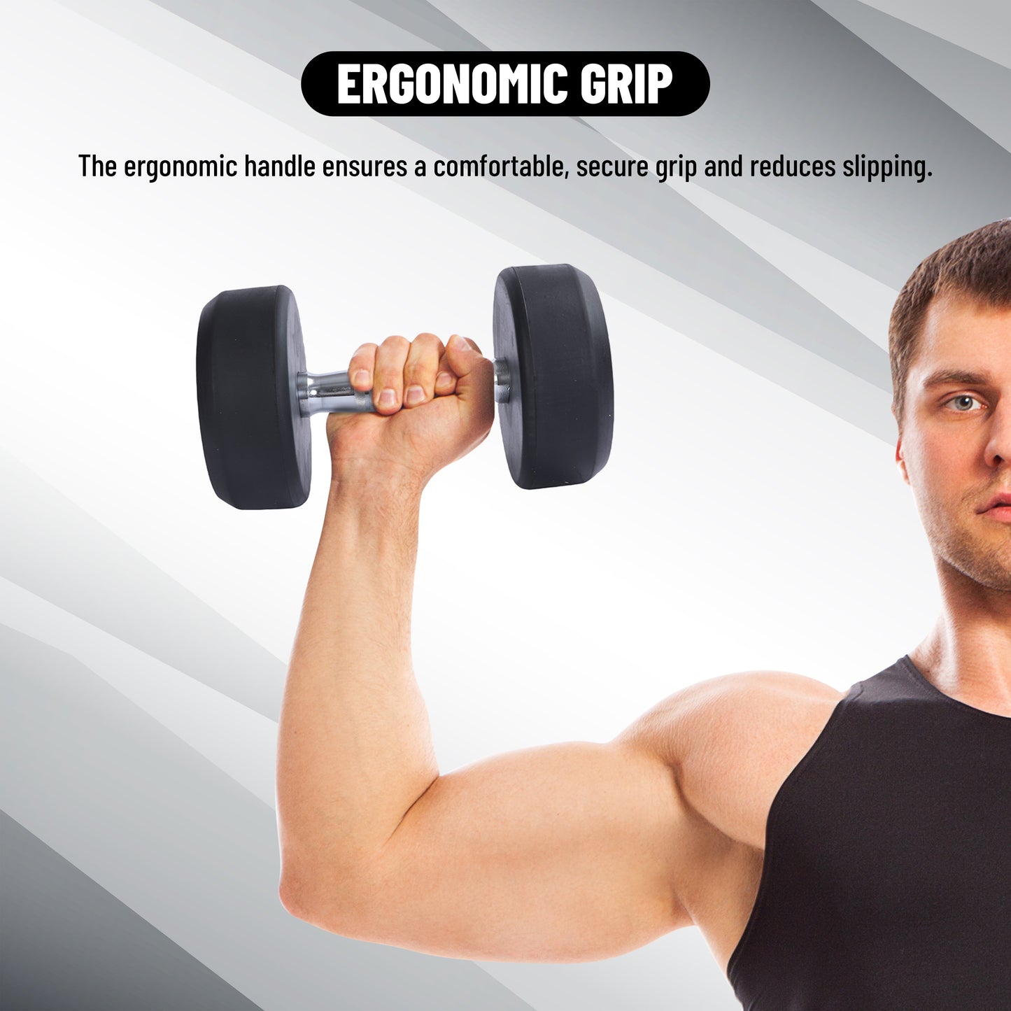 Endless Rubber Bouncy Dumbbells | Material: Iron and Rubber | Perfect for Bodybuilding, Fitness, Weightlifting, Home or Gym Training | for Men and Women