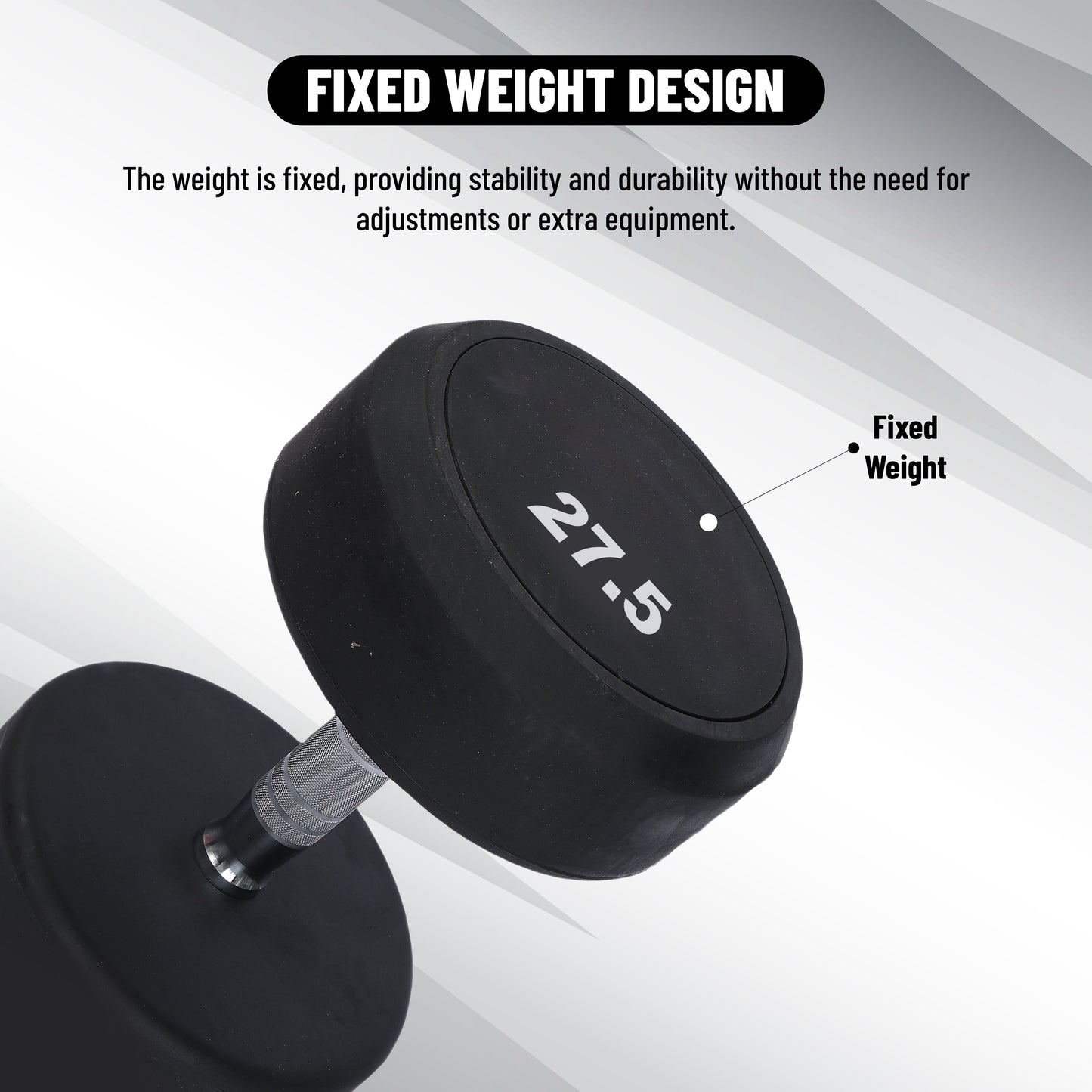 Endless Rubber Bouncy Dumbbells | Material: Iron and Rubber | Perfect for Bodybuilding, Fitness, Weightlifting, Home or Gym Training | for Men and Women
