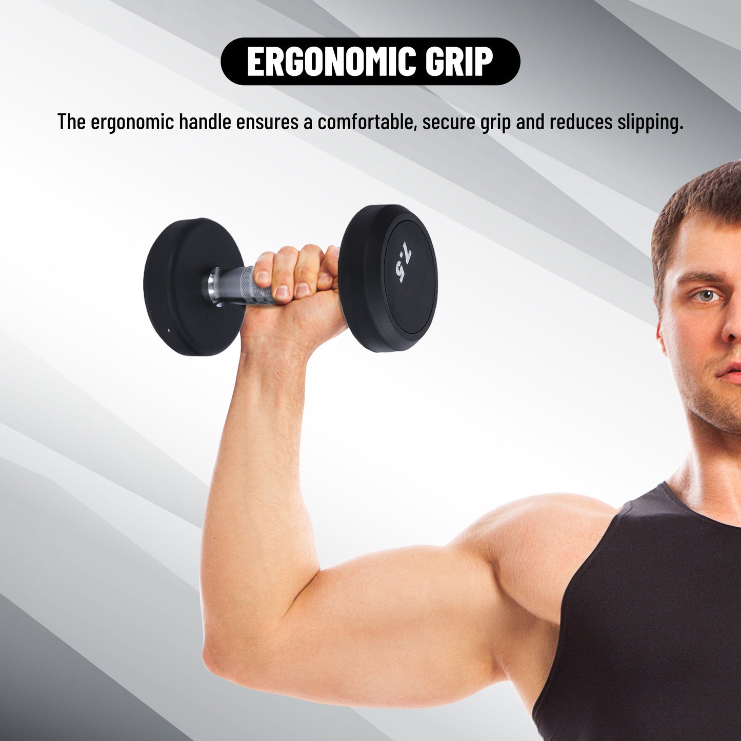 Endless Rubber Bouncy Dumbbells | Material: Iron and Rubber | Perfect for Bodybuilding, Fitness, Weightlifting, Home or Gym Training | for Men and Women