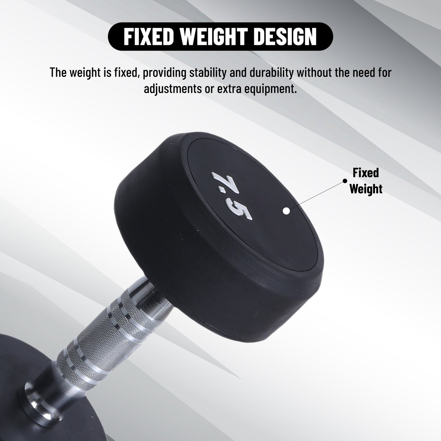 Endless Rubber Bouncy Dumbbells | Material: Iron and Rubber | Perfect for Bodybuilding, Fitness, Weightlifting, Home or Gym Training | for Men and Women