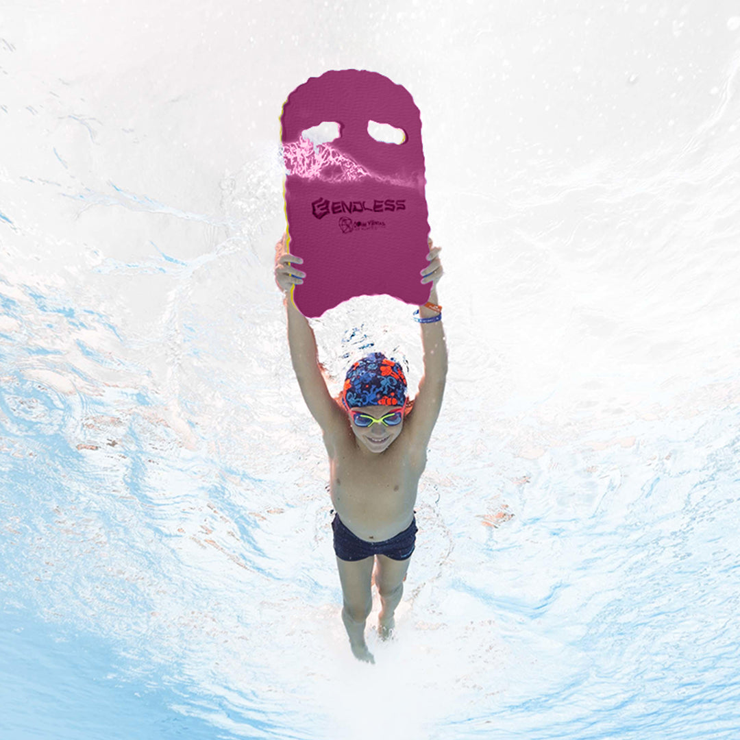 Endless EL1013 Ergonomic Design Kickboard | Material: Vinyl Acetate Foam | Swimming Training Floats for Beginners | Floating Cushions for Kids and Adults