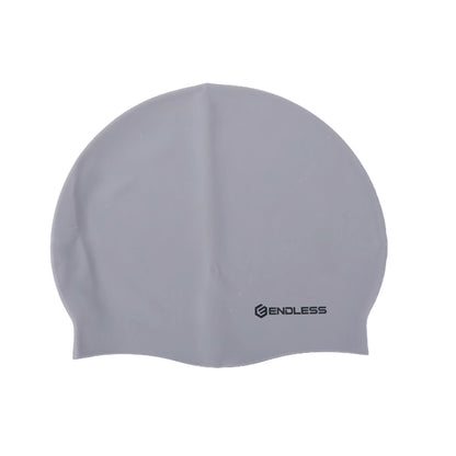 Endless EL1019 Classic Comfort Silicone Swimming Cap, Fully Elastic, Waterproof | Fully Elastic Swim Cap for Long and Short Hair with Thick Brim | Adults, Women and Men | Size: Free Size | Material: Silicone