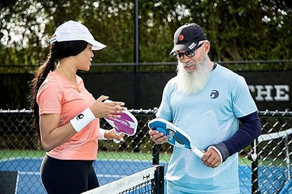 GAMMA Fusion Power Pickleball Paddle, 8.25-Inch Wide Fiberglass Surface Maximizes Hit Potential for All Skill Levels

