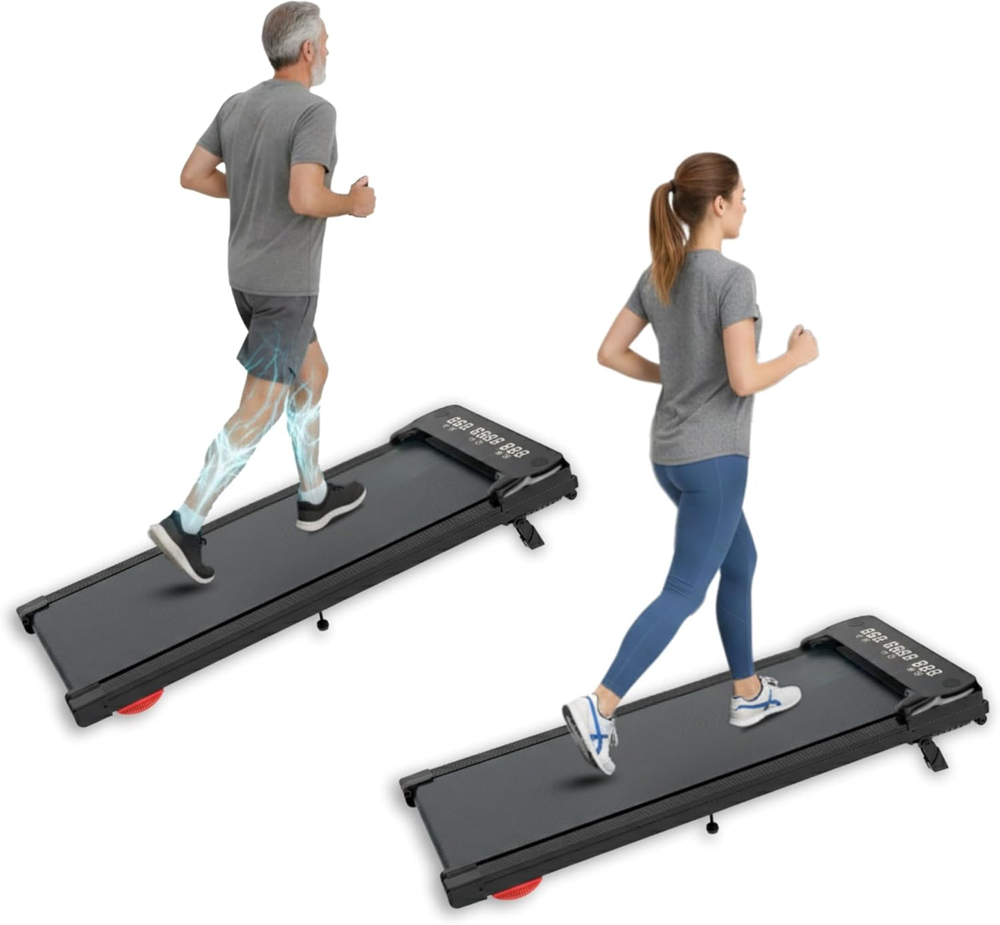 Endless ELWK011 3-in-1 Walking Pad Treadmill for Home & Office | Foldable with 7% Incline, 1–8 km/h Speed | LED Display, Shock Absorption, No Installation, 100 kg Capacity
