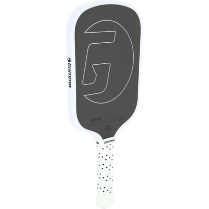 GAMMA Obsidian Carbon Fiber Pickleball Paddle, 10mm, 13mm, and 16mm Core Options, Comfortable Molded Foam Handle, and Customizable Handle Weight System
