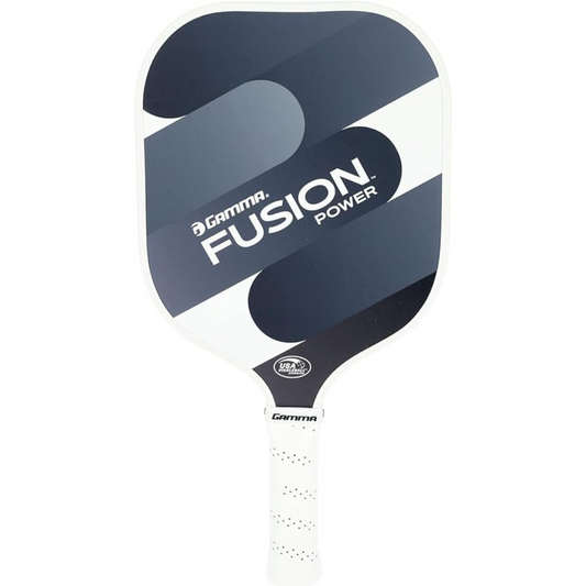 GAMMA Fusion Power Pickleball Paddle, 8.25-Inch Wide Fiberglass Surface Maximizes Hit Potential for All Skill Levels
