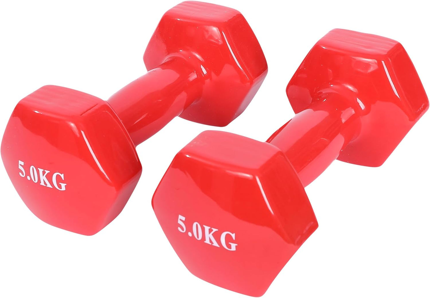 Endless Pair of Vinyl-Coated Fixed Dumbbells | Vinyl-Coated Iron | Compact Weights for Home Gym, Workouts, Fitness, Men & Women