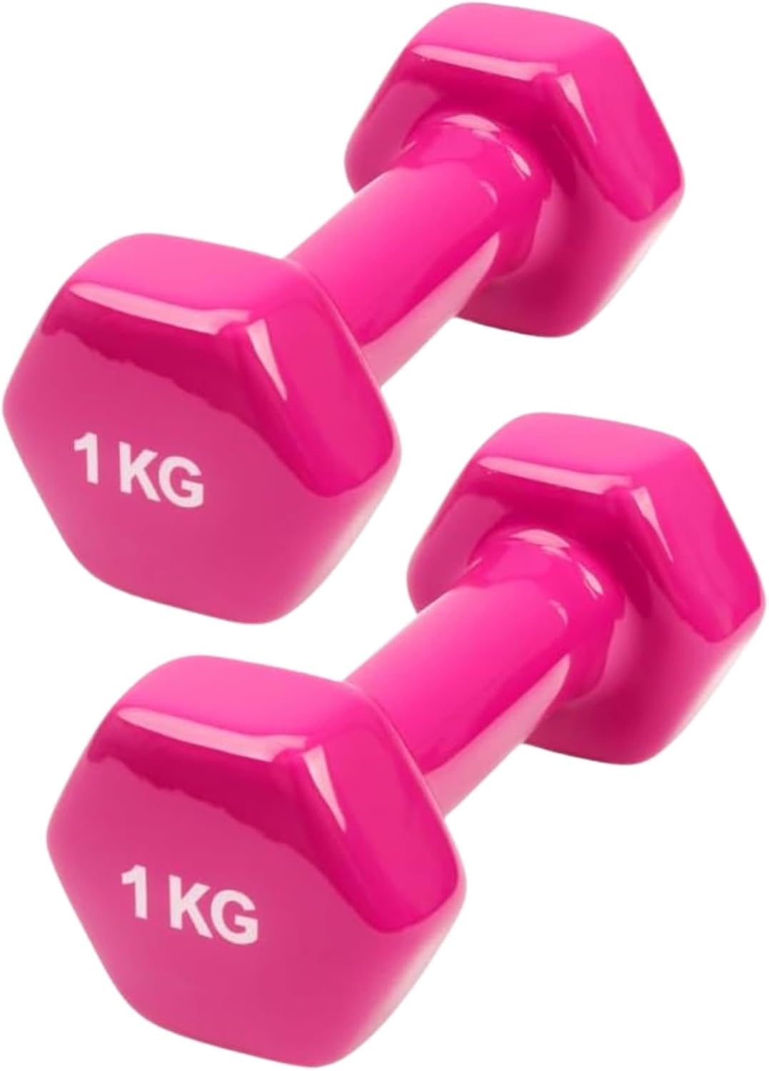 Endless Pair of Vinyl-Coated Fixed Dumbbells | Vinyl-Coated Iron | Compact Weights for Home Gym, Workouts, Fitness, Men & Women