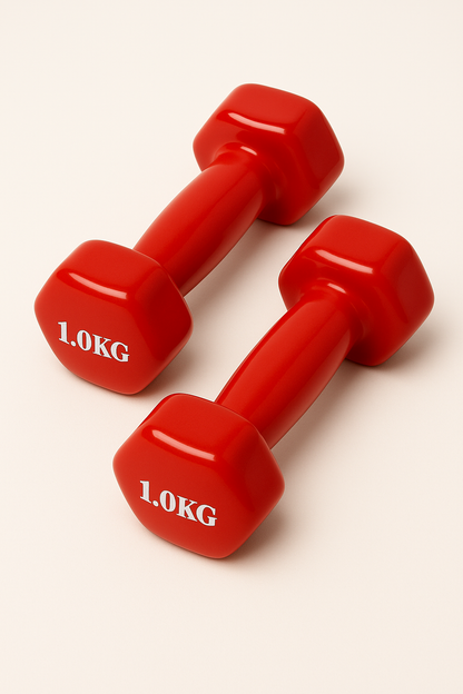 Endless دمبل ثابت مطلي بالفينيل لا نهاية له لتمارين الصالة الرياضية | الخامة: حديد بطبقة من الفينيل | أوزان للنساء والرجال