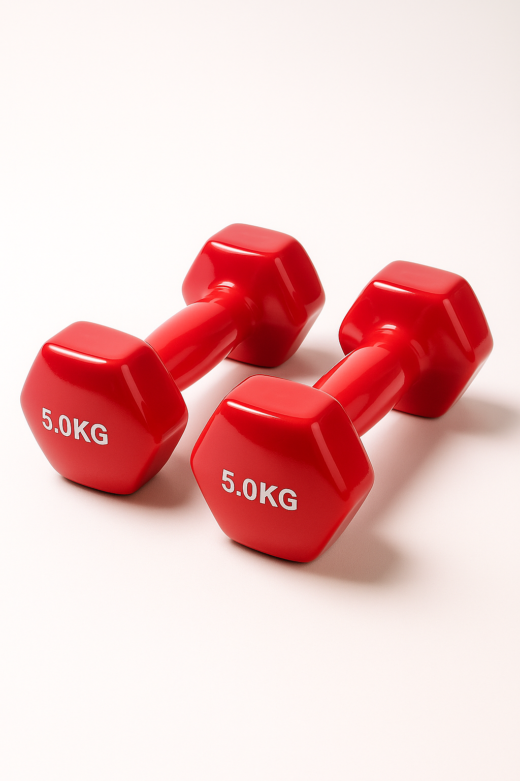 Endless دمبل ثابت مطلي بالفينيل لا نهاية له لتمارين الصالة الرياضية | الخامة: حديد بطبقة من الفينيل | أوزان للنساء والرجال