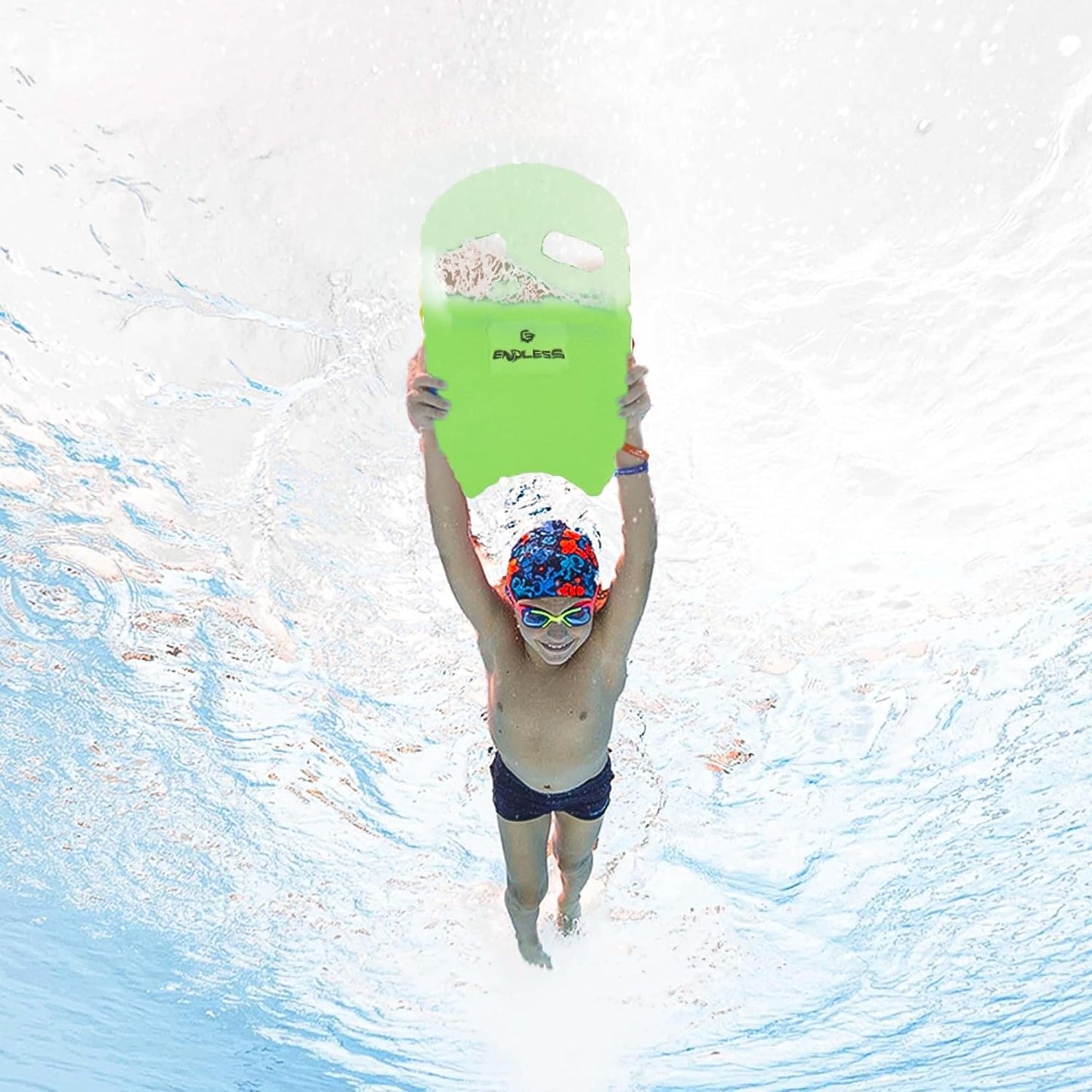Endless Double-Sided EVA Swimming Kickboard with Ergonomic Design | EVA Material | Swimming Training Float Aid for Beginners | Suitable for Kids & Adults