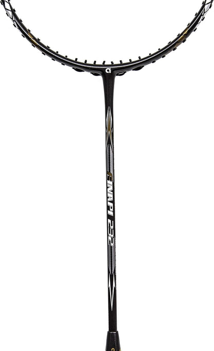 مضرب كرة الريشة Apacs Finapi Graphite (232، أسود)