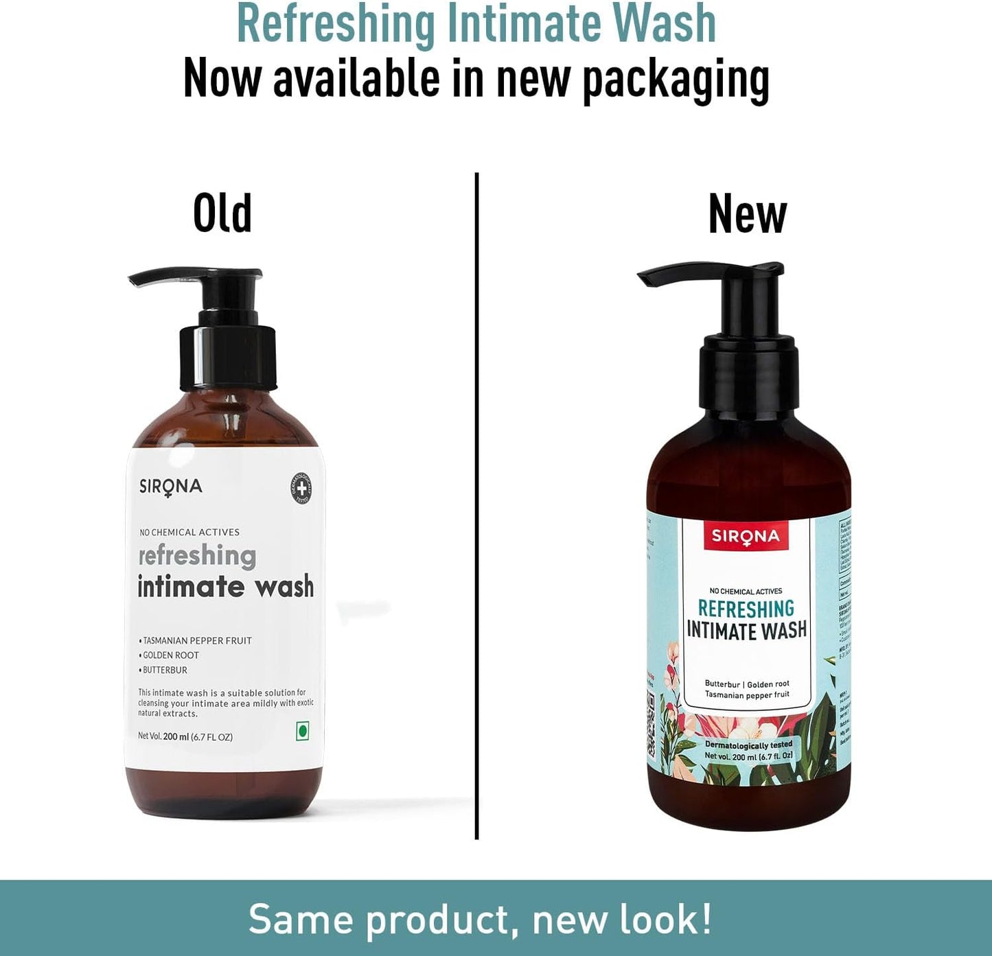 سيرونا منظف نسائي منعش طبيعي - 6.7 أونصة سائلة (200 مل) | خالٍ من المواد الكيميائية، لا يسبب تهيجًا، منظف حميمي متوازن الحموضة، يساعد على تقليل الرائحة والحكة