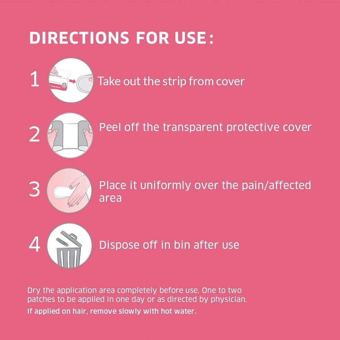 لصقات سيرونا العشبية لتخفيف آلام الدورة الشهرية | 100٪ طبيعية مع زيوت عطرية لتخفيف آلام الدورة الشهرية على الفور | لصقات باردة بدون مواد كيميائية فعالة وبدون آثار جانبية (عبوة من 5 قطع)