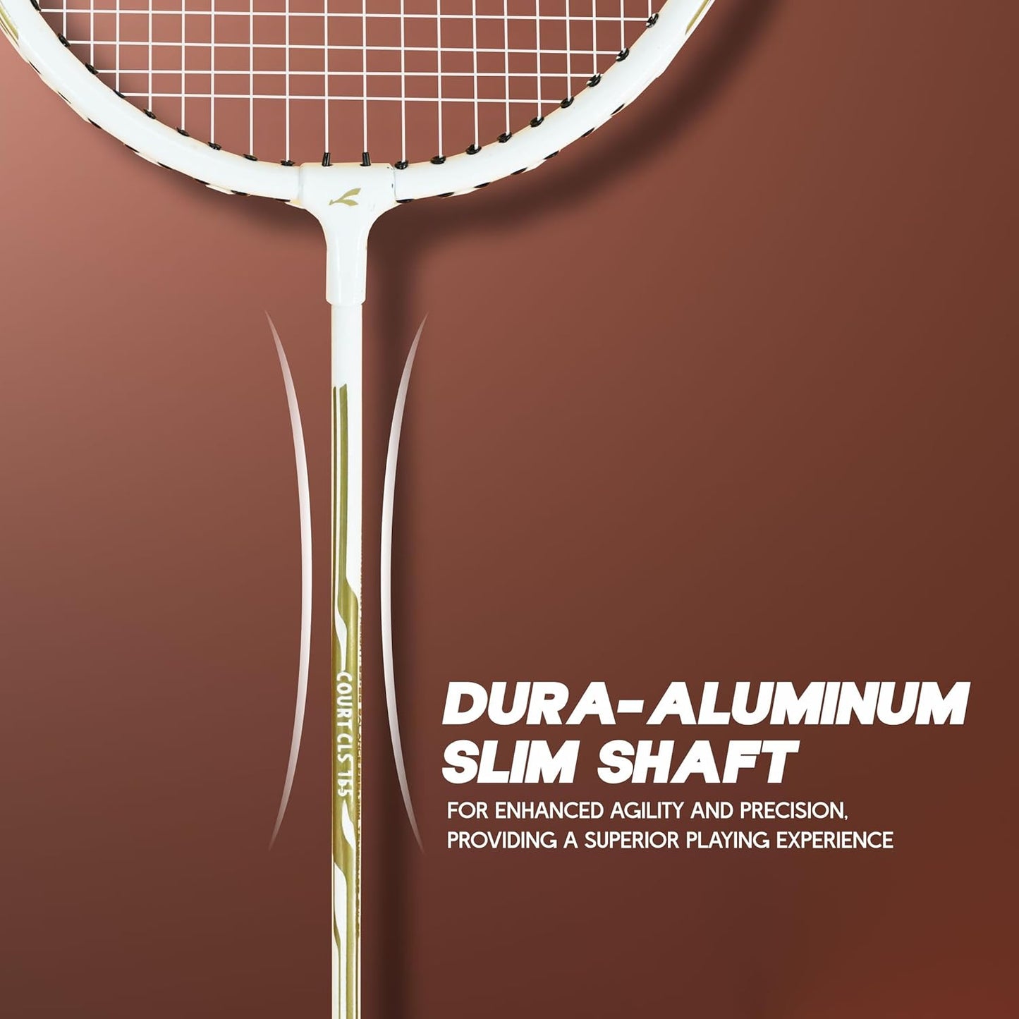 مضارب كرة الريشة Konex مع غطاء كامل، عبوة من 2 قطعة