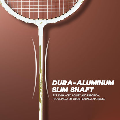 مضارب كرة الريشة Konex مع غطاء كامل، عبوة من 2 قطعة