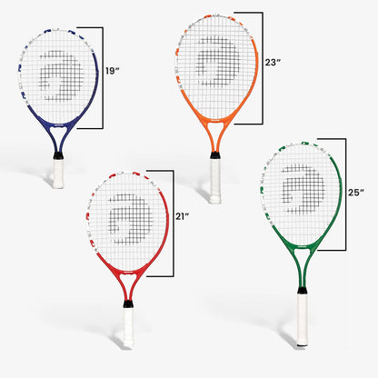 مضرب تنس جاما سبورتس جونيور: مضرب تنس سريع للأطفال - مضارب تنس معدة مسبقًا للشباب والفتيات - حجم الرأس 93 بوصة