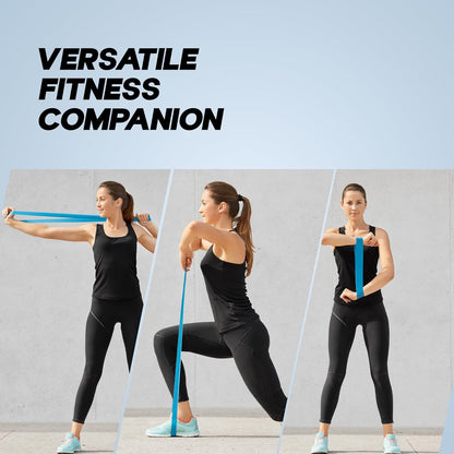 أشرطة مقاومة Konex Loop للرجال والنساء | مثالية للتمارين المنزلية/الصالة الرياضية، والتمارين، والتمدد، والتمارين الرياضية، وتقوية عضلات المؤخرة (متعددة الألوان) مطاط طبيعي