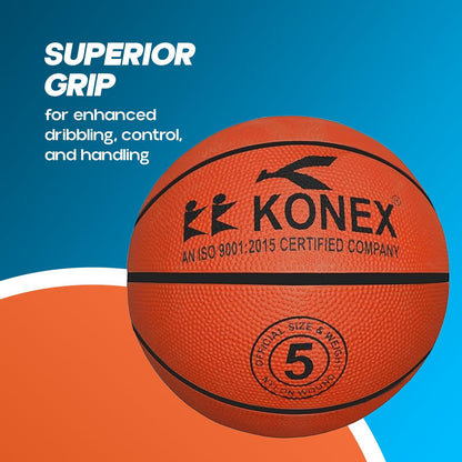 كرة سلة KONEX KK Pro Basketball CLS 1905 مع دبوس نفخ وتفريغ حجم 5