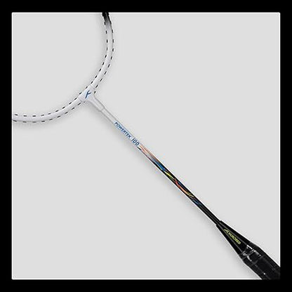 HUNDRED Powertek 100 Badminton Racket (Set of 2) with Full Cover (Size: Standard, Handle Size: G5) | Racket | Material: Aluminum | Max Tension: 16-18 lbs | For Intermediate Players