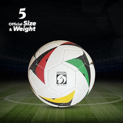 Endless Champion 32 Panel Machine Stitched Soccer Ball Size 5 | Material: TPU | Multi-Color | For Club, League, Academy and Professional Match Level Training