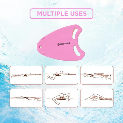 Endless EVA Swimming Kickboard with Double-Sided Streamlined Ergonomic Design | EVA Material | Ideal for Beginner Swim Training | Suitable for Kids & Adults