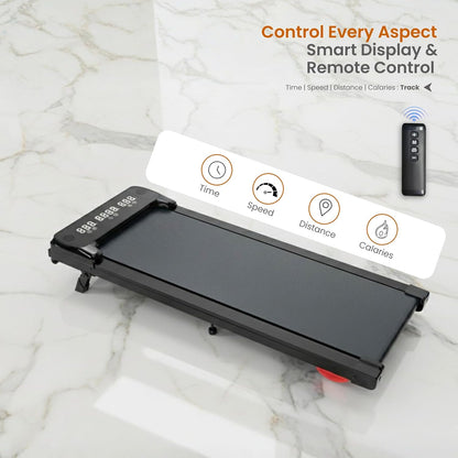 Endless ELWK011 3-in-1 Walking Pad Treadmill for Home & Office | Foldable with 7% Incline, 1–8 km/h Speed | LED Display, Shock Absorption, No Installation, 100 kg Capacity
