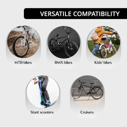 Endless EL1057 Classic جرس دراجة | جرس دراجة كلاسيكي | المادة: سبائك الألومنيوم | يمكن استخدام هذا الجرس الصاخب في مقود الدراجات على الطرق والجبل | يحتوي هذا الجرس على بوصلة لتحديد الاتجاه