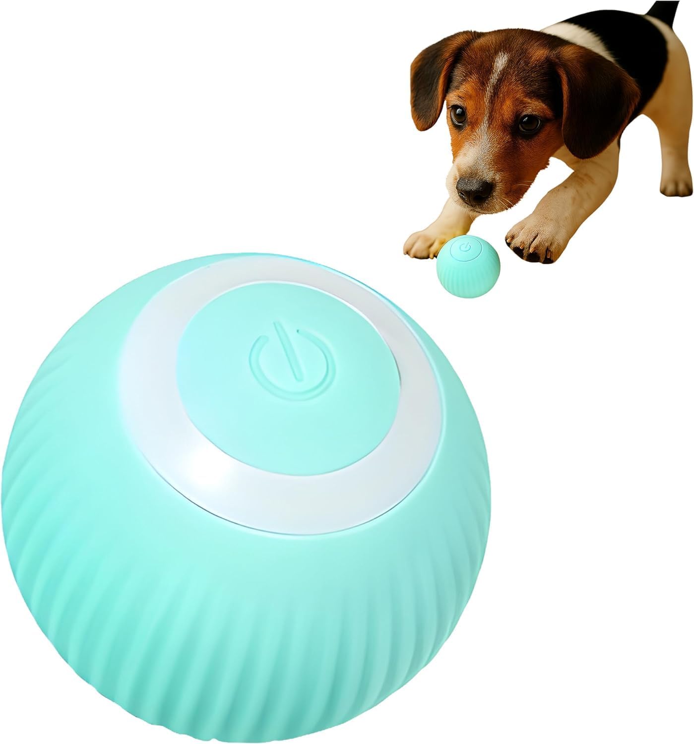 Funfy لعبة كرة تفاعلية للكلاب، كرة دوارة أوتوماتيكية، مناسبة للجراء الصغيرة والمتوسطة | كرة نطاطة ذكية، تهتز وتتحرك وترتد وتدور تلقائيًا، تُبقي الحيوانات الأليفة منشغلة