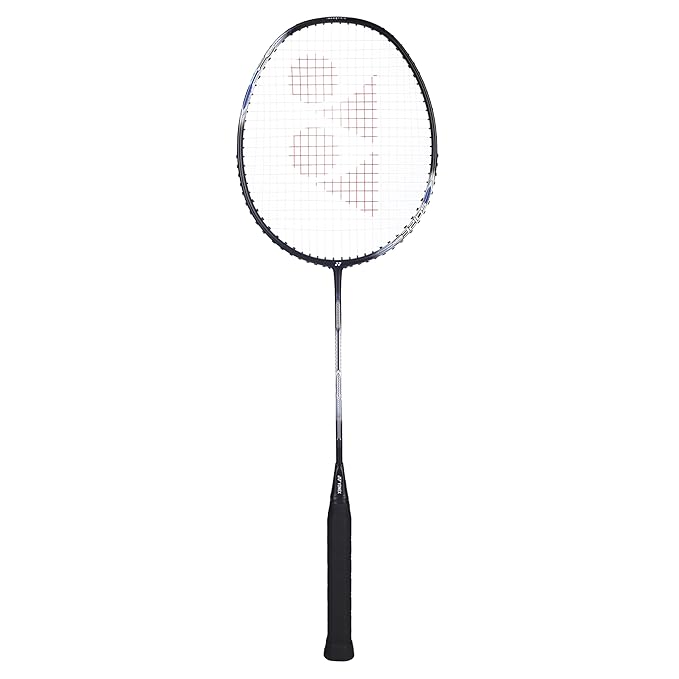 Yonex Graphite Asterix Attack 9 مضرب تنس الريشة G4U4 أسود (80 جرام - 32 رطل) (صنع في الهند)