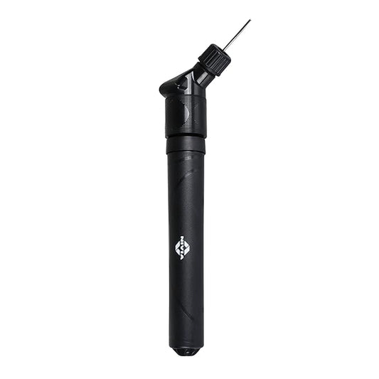 NIVIA Ball Pump, with Needle Air Pump for Soccer, Volleyball, Basketball, Rugby, Football, Soccer Balls and Other Inflatable Balls, Stainless Steel Air Pump (Black)