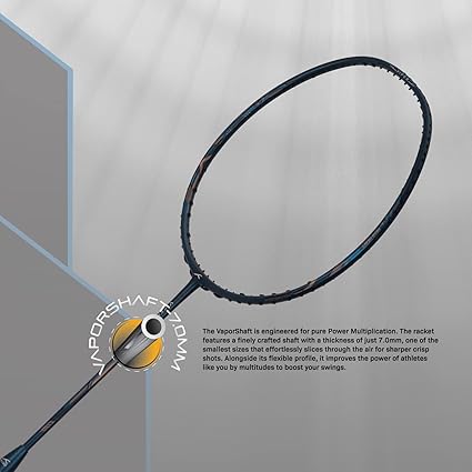 HUNDRED Viper 900 مضرب تنس الريشة من ألياف الكربون مع غطاء مضرب كامل | لاعبون متوسطون | 79 جرام | أقصى شد للوتر - 32 رطلاً