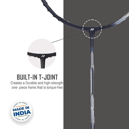 Yonex Graphite Asterix Attack 9 مضرب تنس الريشة G4U4 أسود (80 جرام - 32 رطل) (صنع في الهند)