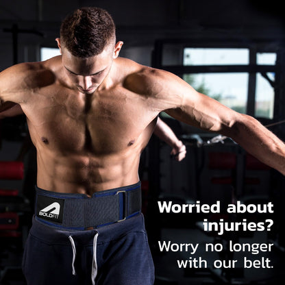 Boldfit Weightlifting Belt | Gym & Weightlifting Belt for Men & Women | Back Support & Deadlift Belt | Gym Accessories | Size S