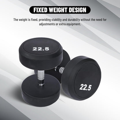 Endless Rubber Bouncy Dumbbells | Material: Iron and Rubber | Perfect for Bodybuilding, Fitness, Weightlifting, Home or Gym Training | for Men and Women