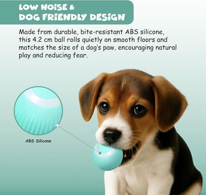 Funfy لعبة كرة تفاعلية للكلاب، كرة دوارة أوتوماتيكية، مناسبة للجراء الصغيرة والمتوسطة | كرة نطاطة ذكية، تهتز وتتحرك وترتد وتدور تلقائيًا، تُبقي الحيوانات الأليفة منشغلة