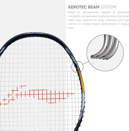 Li-Ning G-Force 3900 Superlite مضرب تنس الريشة من ألياف الكربون