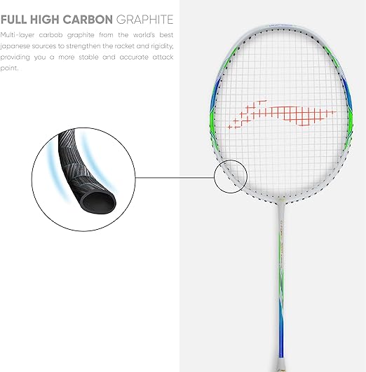 Li-Ning G-Force 3900 Superlite مضرب تنس الريشة من ألياف الكربون