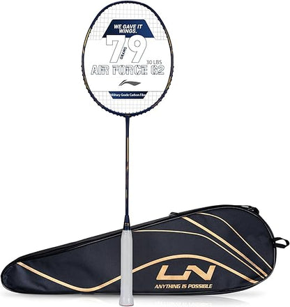 Li-Ning Air Force 79 G3 مضرب تنس الريشة من ألياف الكربون