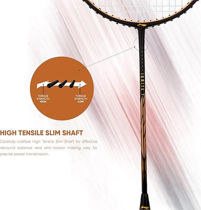Li-Ning Ignite 7 Superlite مضرب تنس عالي السرعة بغطاء كامل من ألياف الكربون