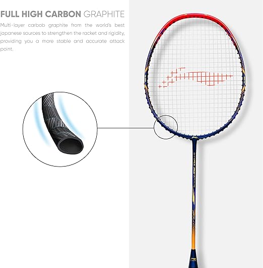 Li-Ning G-Force 3500 Superlite مضرب تنس الريشة من ألياف الكربون