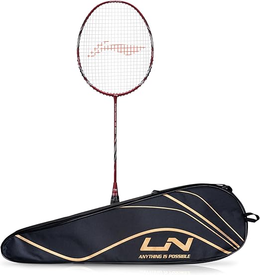 Li-Ning Super 900 مضرب تنس الريشة مع غطاء كامل مجاني