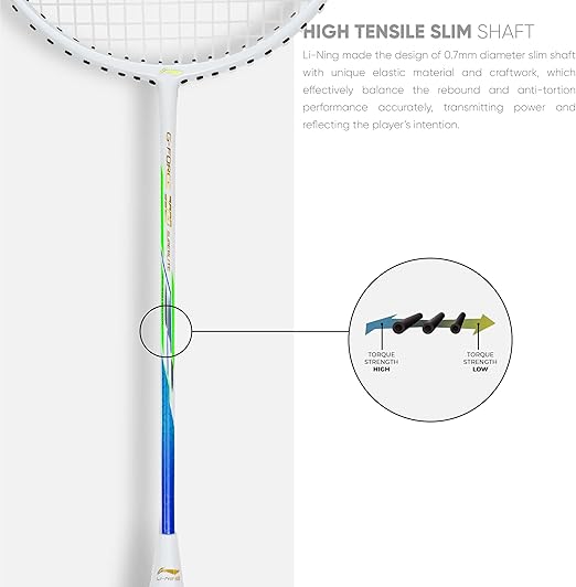 Li-Ning G-Force 3900 Superlite مضرب تنس الريشة من ألياف الكربون