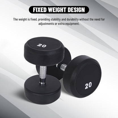 Endless Rubber Bouncy Dumbbells | Material: Iron and Rubber | Perfect for Bodybuilding, Fitness, Weightlifting, Home or Gym Training | for Men and Women