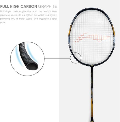 Li-Ning G-Force 3900 Superlite مضرب تنس الريشة من ألياف الكربون